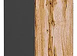 Шкаф нижний бутылочница Флэт Wotan Oak 2S/Graphite 816*150*478