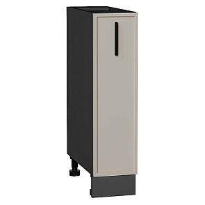 Шкаф нижний бутылочница Фрейм Clay Silk/Graphite 816*200*484