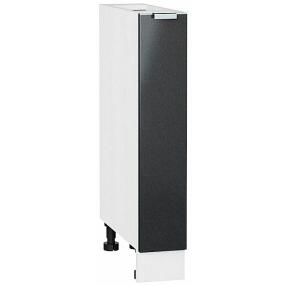 Шкаф нижний бутылочница Фьюжн Anthracite Белый 816*150*480