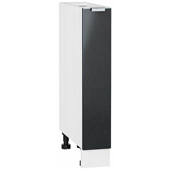 Шкаф нижний бутылочница Фьюжн Anthracite Белый 816*150*480
