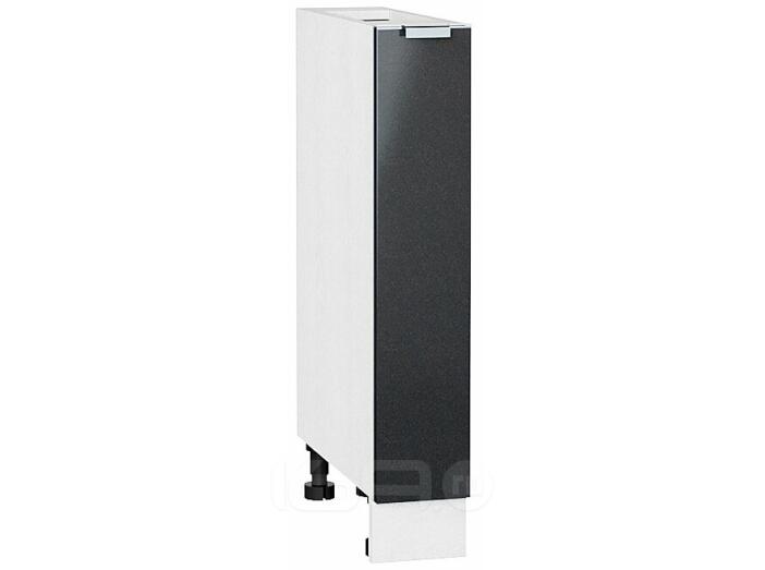 Шкаф нижний бутылочница Фьюжн Anthracite Белый 816*150*480