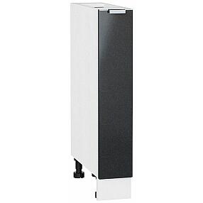 Шкаф нижний бутылочница Фьюжн Anthracite Белый 816*150*480
