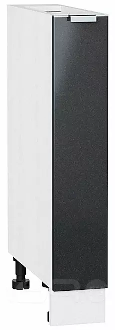 Шкаф нижний бутылочница Фьюжн Anthracite Белый 816*150*480