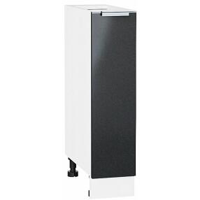 Шкаф нижний бутылочница Фьюжн Anthracite Белый 816*200*480