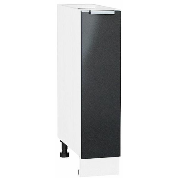Шкаф нижний бутылочница Фьюжн Anthracite Белый 816*200*480