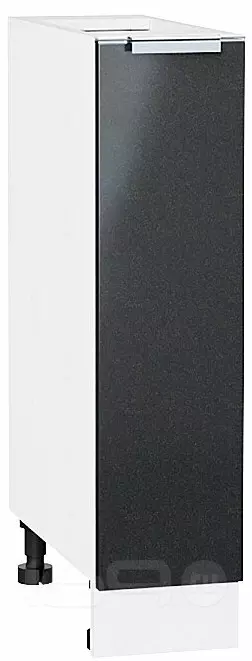 Шкаф нижний бутылочница Фьюжн Anthracite Белый 816*200*480