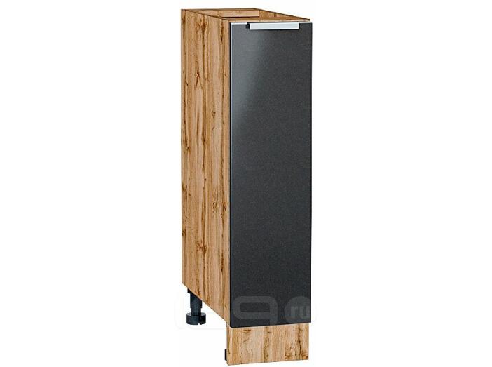 Шкаф нижний бутылочница Фьюжн Anthracite Дуб Вотан 816*200*480