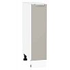 Шкаф нижний бутылочница Фьюжн Clay Silk/Белый 816*200*480