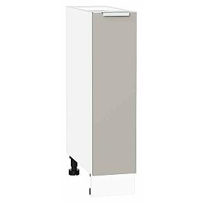 Шкаф нижний бутылочница Фьюжн Clay Silk/Белый 816*200*480