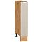 Шкаф нижний бутылочница Фьюжн Cream Silk/Дуб Вотан 816*150*480