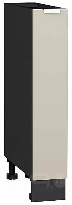 Шкаф нижний бутылочница Фьюжн Cream Silk/Graphite 816*150*480