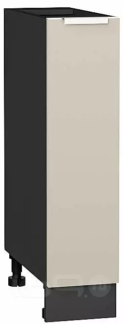 Шкаф нижний бутылочница Фьюжн Cream Silk/Graphite 816*200*480