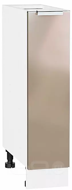 Шкаф нижний бутылочница Фьюжн Gallant Белый 816*200*480