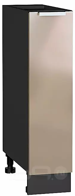 Шкаф нижний бутылочница Фьюжн Gallant Graphite 816*200*480