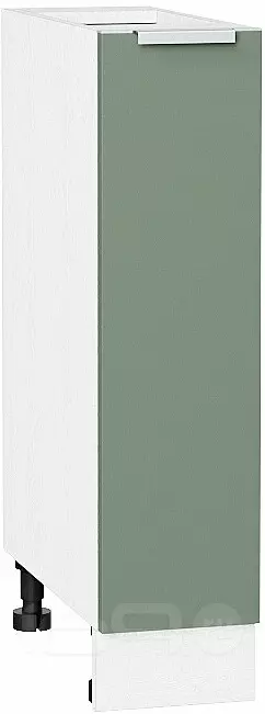 Шкаф нижний бутылочница Фьюжн НБ 200М Silky Mint-Белый