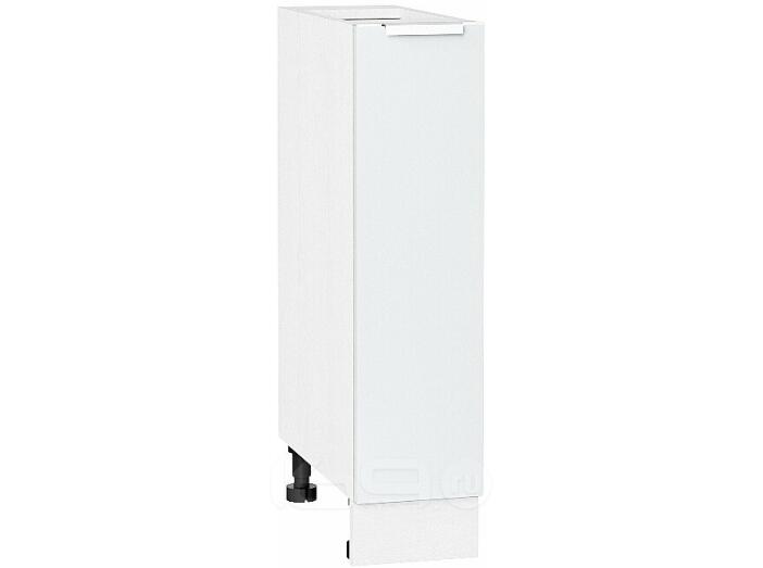 Шкаф нижний бутылочница Фьюжн НБ 200М Silky White-Белый
