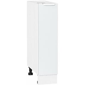 Шкаф нижний бутылочница Фьюжн НБ 200М Silky White-Белый