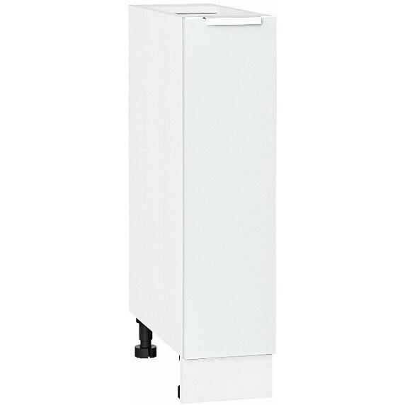 Шкаф нижний бутылочница Фьюжн НБ 200М Silky White-Белый