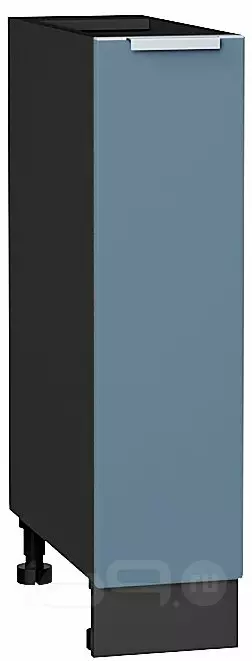Шкаф нижний бутылочница Фьюжн Silky Blue Graphite 816*200*480