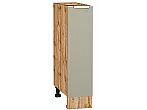 Шкаф нижний бутылочница Фьюжн Silky Grey Дуб Вотан 816*200*480