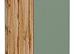 Шкаф нижний бутылочница Фьюжн Silky Mint Дуб Вотан 816*150*480