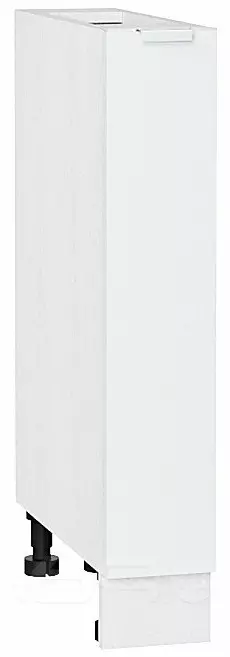 Шкаф нижний бутылочница Фьюжн Silky White Белый 816*150*480