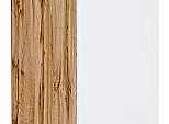 Шкаф нижний бутылочница Фьюжн Silky White Дуб Вотан 816*150*480