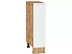 Шкаф нижний бутылочница Фьюжн Silky White Дуб Вотан 816*200*480