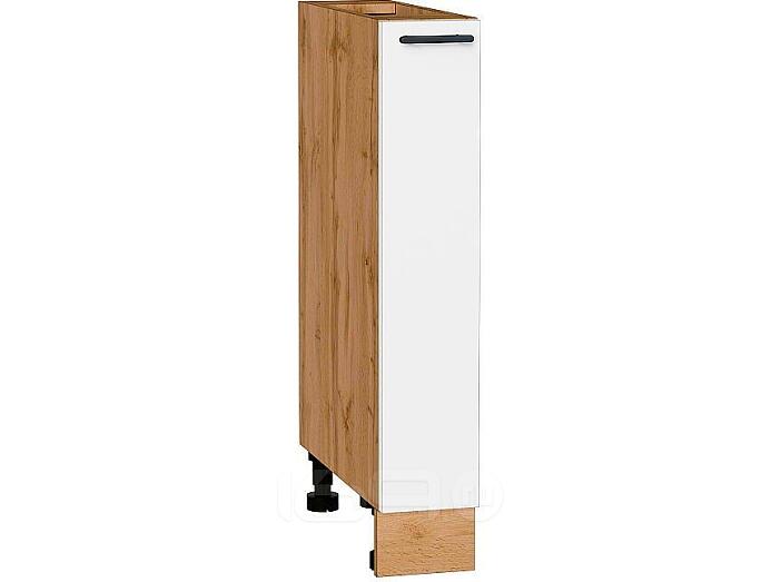 Шкаф нижний бутылочница Лайт Special White/Дуб Вотан 816*150*478