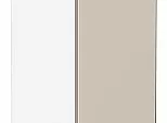 Шкаф нижний бутылочница Лофт Cream Silk/Белый 816*150*480