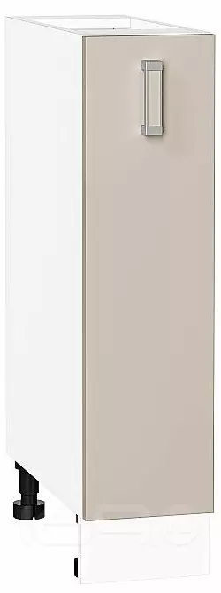 Шкаф нижний бутылочница Лофт Cream Silk/Белый 816*200*480