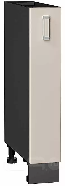 Шкаф нижний бутылочница Лофт Cream Silk/Graphite 816*150*480