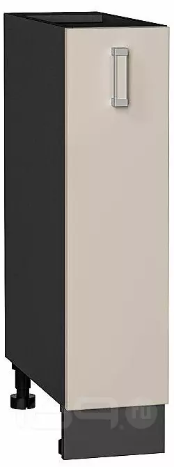 Шкаф нижний бутылочница Лофт Cream Silk/Graphite 816*200*480