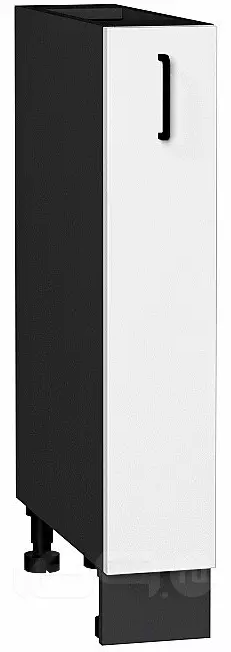 Шкаф нижний бутылочница Лофт Super White Graphite 816*150*480