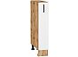 Шкаф нижний бутылочница Лофт Super White Дуб Вотан 816*150*480