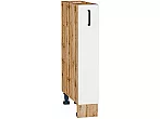 Шкаф нижний бутылочница Лофт Super White Дуб Вотан 816*150*480