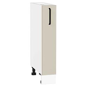 Шкаф нижний бутылочница Нео Cream Silk/Белый 816*150*480