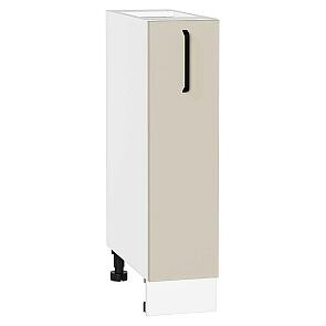 Шкаф нижний бутылочница Нео Cream Silk/Белый 816*200*480