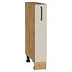 Шкаф нижний бутылочница Нео Cream Silk/Дуб Вотан 816*150*480