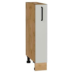 Шкаф нижний бутылочница Нео Grey Silk/Дуб Вотан 816*150*480