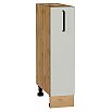 Шкаф нижний бутылочница Нео Grey Silk/Дуб Вотан 816*200*480