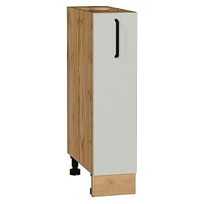 Шкаф нижний бутылочница Нео Grey Silk/Дуб Вотан 816*200*480