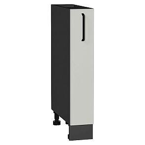 Шкаф нижний бутылочница Нео Grey Silk/Graphite 816*150*480