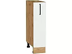 Шкаф нижний бутылочница Нео White Silk/Дуб Вотан 816*200*480