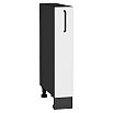Шкаф нижний бутылочница Нео White Silk/Graphite 816*150*480