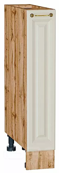 Шкаф нижний бутылочница Ницца Агат/Дуб Вотан 816*150*478