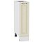 Шкаф нижний бутылочница Ницца НБ 200М Дуб крем-Белый