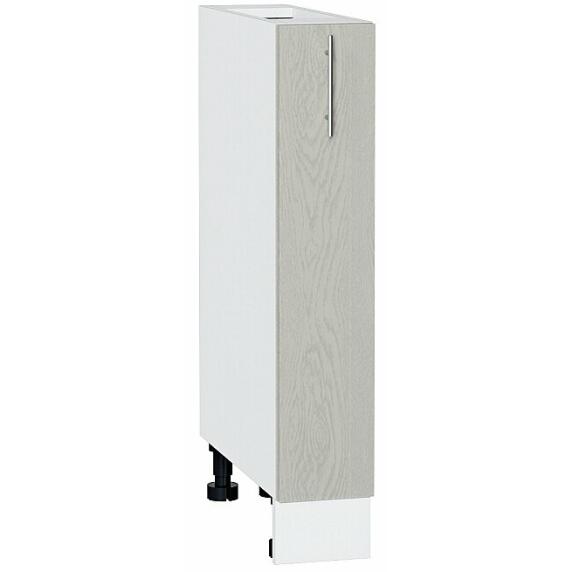 Шкаф нижний бутылочница Сканди Cappuccino Softwood Белый 816*150*480