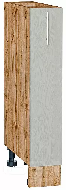 Шкаф нижний бутылочница Сканди Cappuccino Softwood Дуб Вотан 816*150*480