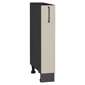 Шкаф нижний бутылочница Сканди Cream Silkwood/Graphite 816*150*480